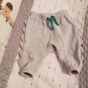 Gray sweatpants Gymboree size 6-12 months